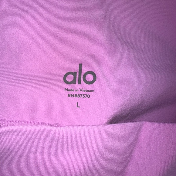 NWT ALO Yoga Airbrush Leggings, Pink Lavender, L - Picture 6 of 6